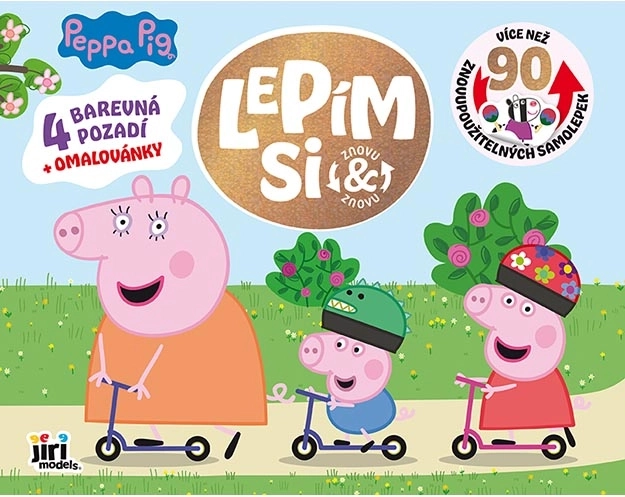Ich klebe immer wieder – Peppa Wutz