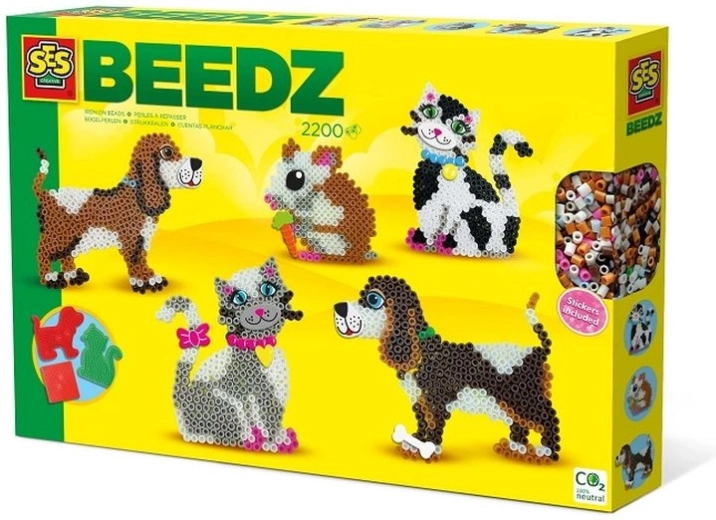 SES Creative Beedz Bügelperlen – Tiere