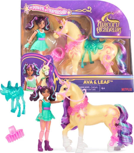 Unicorn Academy Figuren Ava und Leaf mit Zubehör
