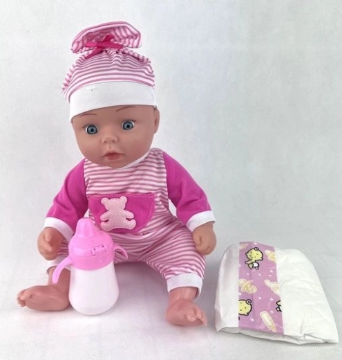 Interaktive Puppe 34 cm, trinkt und macht Pipi