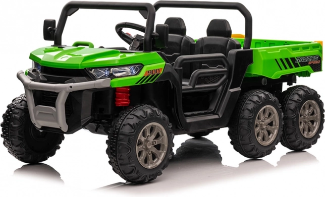 Elektrisches Kinderauto Farmer Truck 24V mit kippbarer Ladefläche – Grün