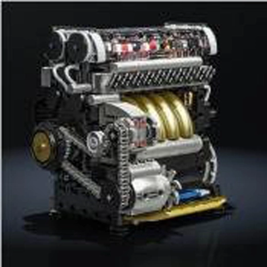 Bausatz für ein Motormodell L-TYPE, 847 Teile