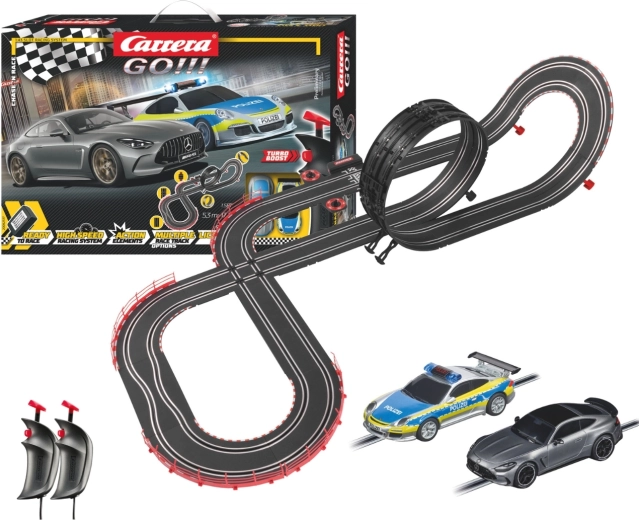 Carrera GO!!! Chase 'n Race Autorennbahn 5,3 m