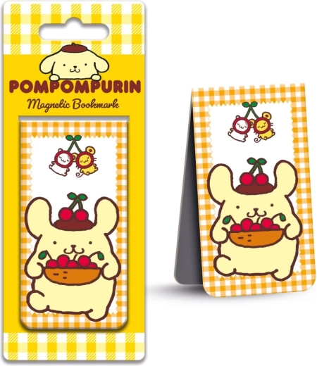 Pom Pom Purin magnetisches Lesezeichen Cherries - 1 Stück