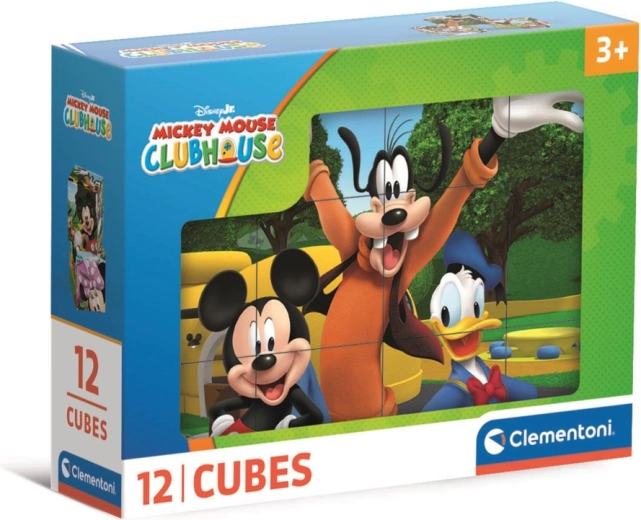 Puzzle-Würfel 12 Stk. DISNEY Micky Maus Clubhaus – Clementoni