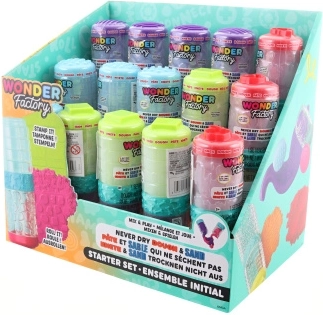 Nicht austrocknende Knetmasse und 4D-Sand WONDER FACTORY