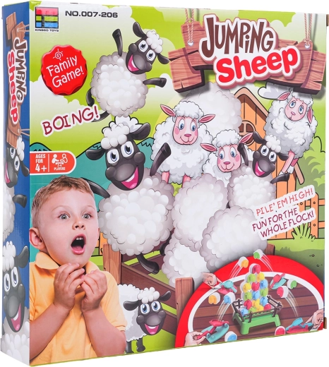 Geschicklichkeitsspiel Schäfchen – Familienspiel mit Schleudern