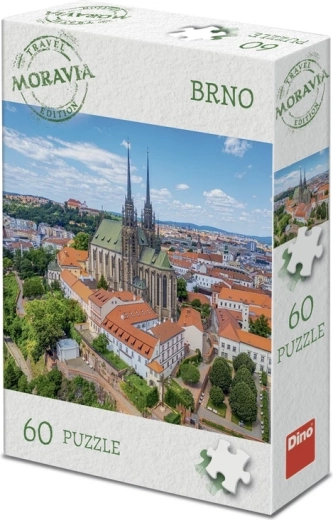 Dino Puzzle Touristen-Edition Mähren: Brünn (60 Teile)