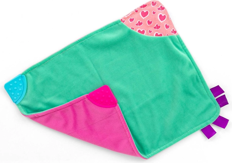 Plüsch-Kuscheltuch Blanky pink – 1 Stück