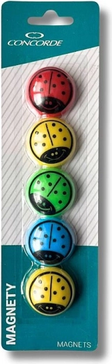 Magnete Marienkäfer 35 mm, 5 Stk.