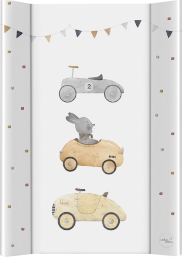Ceba Baby weiche, profilierte Wickelauflage für die Kommode 50 × 70 cm Basic Bunny Driver