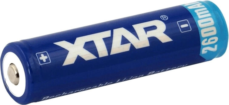 Xtar Samsung 18650 Li‑ion Akku 3,7 V 2600 mAh mit Schutzschaltung