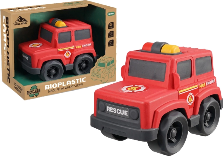 Bioplast-Feuerwehrauto 17 cm
