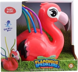 Garten-Wasser-Sprinkler Flamingo für Kinder