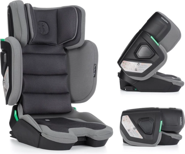 Petite&Mars Autokindersitz Flex Pro i-Size Grey Air 100–150 cm