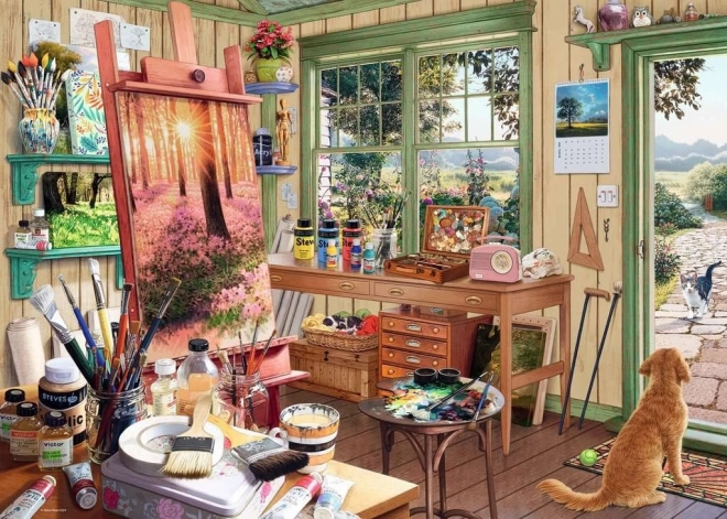 RAVENSBURGER Puzzle Mein Zufluchtsort Nr. 11: Gartenatelier 1000 Teile