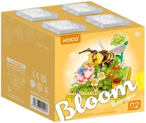 KOCO Baustein-Set Biene und Blumen 668 Teile - 1 Stück