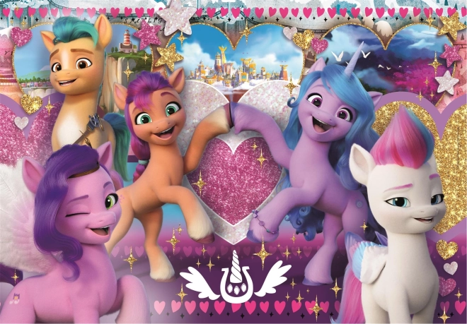 Puzzle My Little Pony: Liebevolle Ponys Maxi 104 Teile