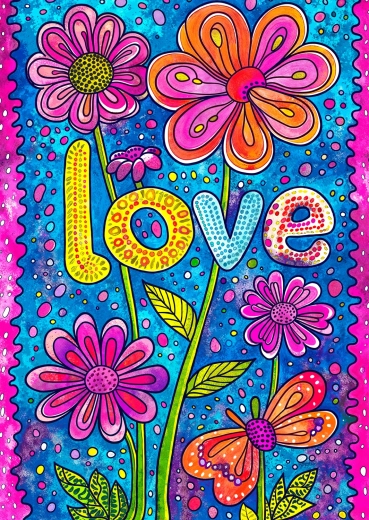 Enjoy Puzzle Blumenliebe 1000 Teile
