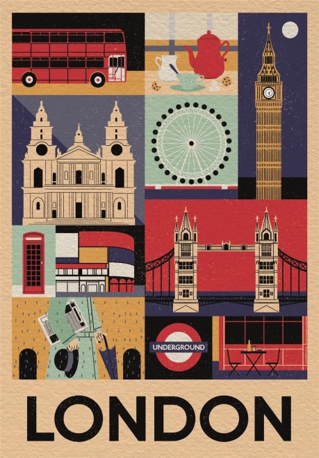 CLEMENTONI Puzzle Style in the City: London 1000 Teile