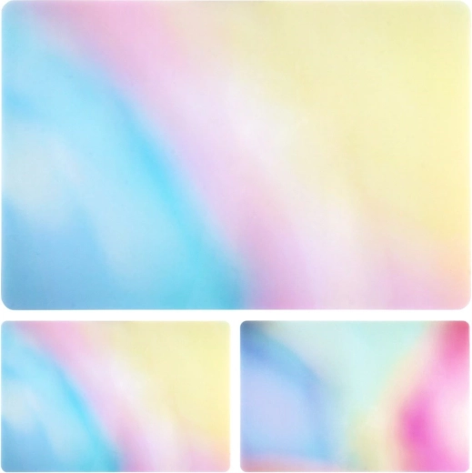 Pastellfarbene Tischunterlage 43,5 × 28,5 cm