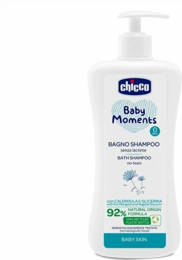 Chicco Duschgel 2-in-1 für Haare und Körper Baby Moments 500 ml