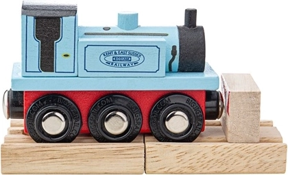 Bigjigs Rail Holz-Dampflokomotive Terrier – blau
