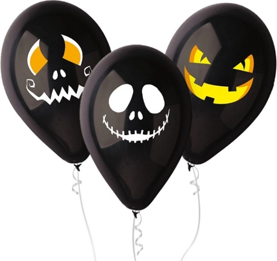 Ballon Gemar 12" Pastell Premium Halloween-Gesichter – 1 Stück