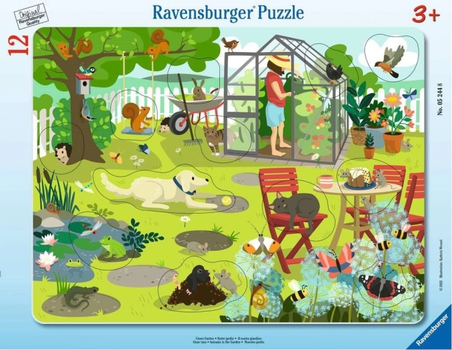 Ravensburger Einlegepuzzle Unser Garten 12 Teile