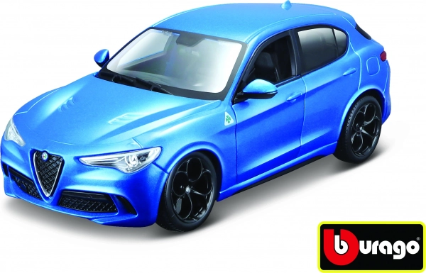Bburago 1:24 Alfa Romeo Stelvio blau 18-21086