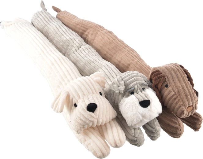 Zugluftstopper Plüschhund 90 cm (Mix aus 3 Varianten)
