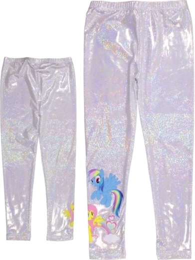 Holografische silberne My Little Pony-Leggings