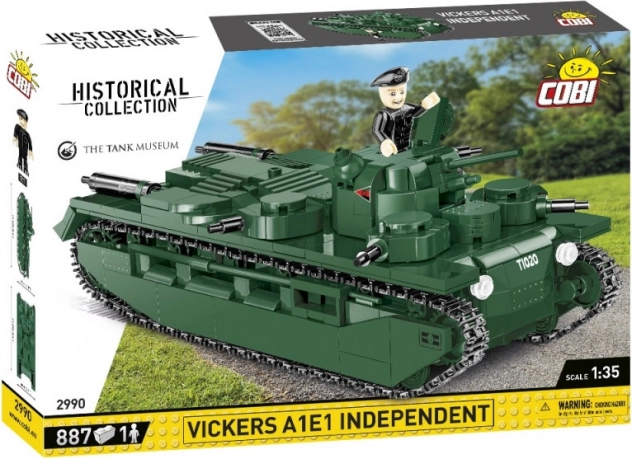 Konstruktionsset Panzer Vickers A1E1 Independent