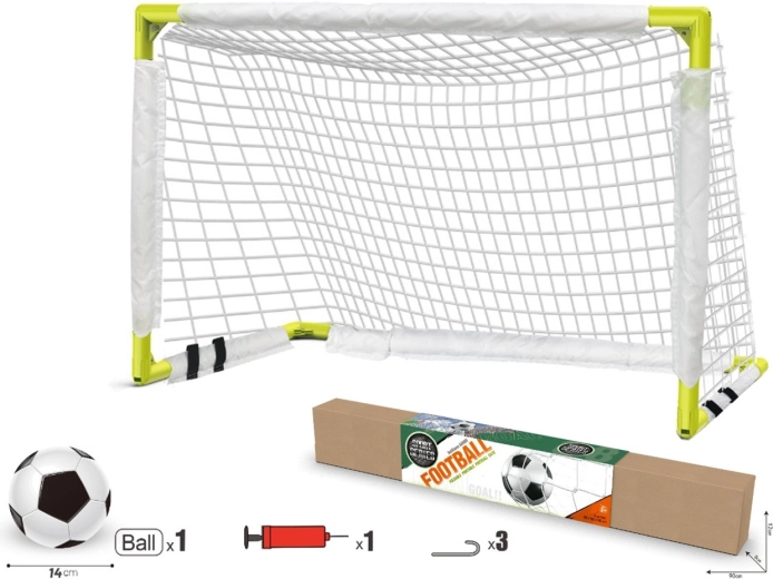 Kinder-Fußballtor mit Ball und Pumpe 90 cm