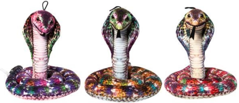 Plüschkobra – weiche Schlange für Kinder