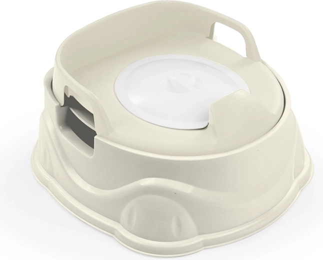 3-in-1 Töpfchen, WC-Reduzieraufsatz und Kinderhocker, beige