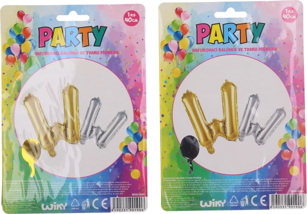 Aufblasbarer Ballon in W-Form