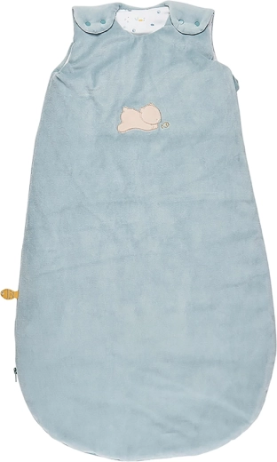 Nattou Baby-Schlafsack aus Velours blau TOG 2.5, 6–24 Monate, 90 cm – Romeo, Jules & Sally
