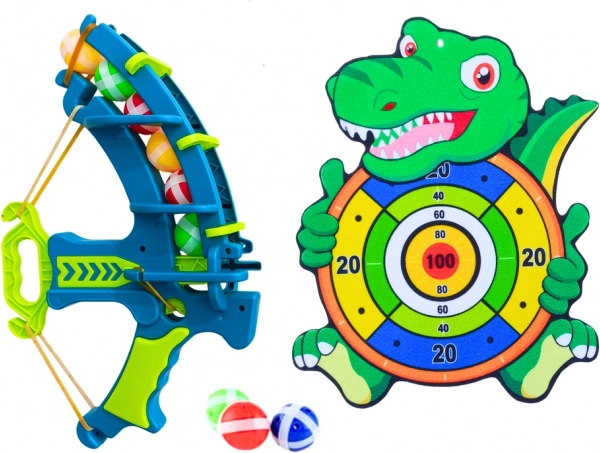 Bogenschieß-Set mit Dinosauriern für Kinder