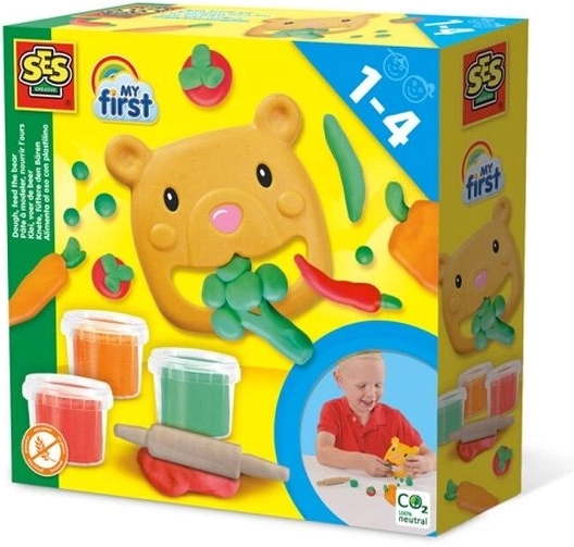 SES My First Knetmasse – Füttere das Bärchen