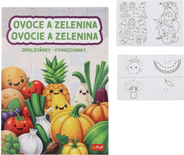 Ausmalbilder Obst und Gemüse