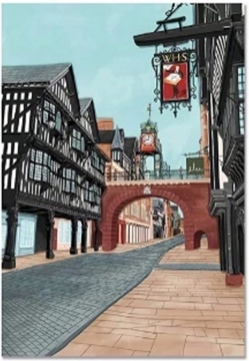 Diamantmalerei – Geist der Straße 30 × 40 cm