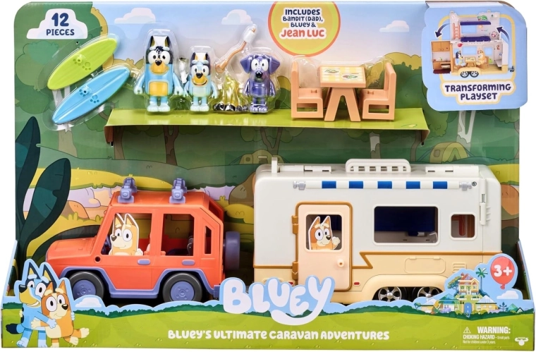 Bluey Cruiser-Set mit Wohnwagen