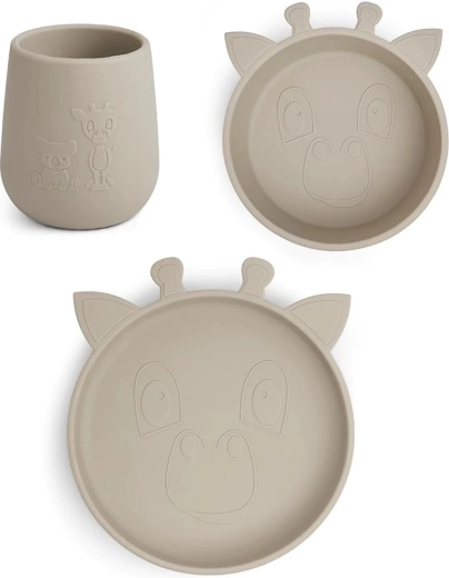 Nuuuroo Judi Silikon-Essset Giraffe Cobblestone