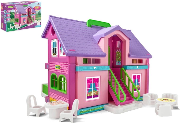 Plastik-Puppenhaus 37 × 30 cm Wader