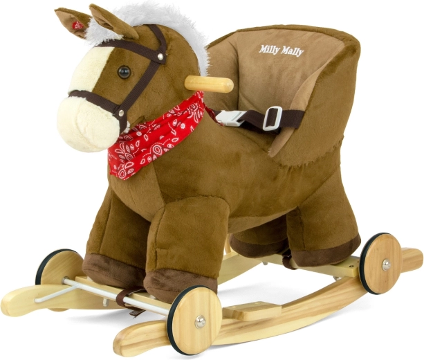 Milly Mally Schaukelpferd Polly, dunkelbraun