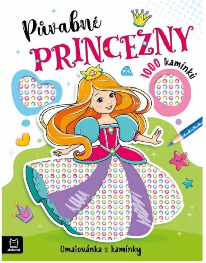 Bezaubernde Prinzessinnen – Malbuch mit selbstklebenden Steinchen