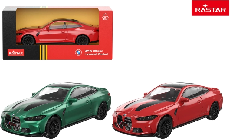 Metallauto Rastar BMW M4 CS 1:43 grün - 1 Stück