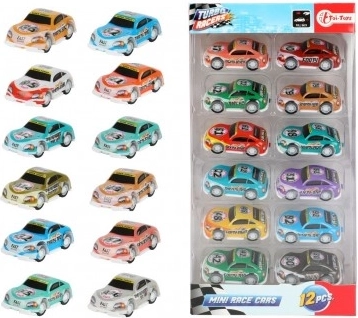 Set mini Rennautos - 12 Stück