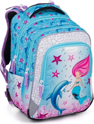 Bagmaster LUMI 24 A Schulrucksack Meerjungfrau